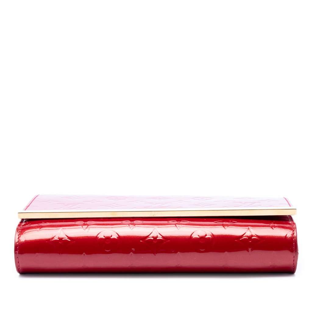 Louis Vuitton Monogram Vernis Ana Red Leather Very good - Inside View