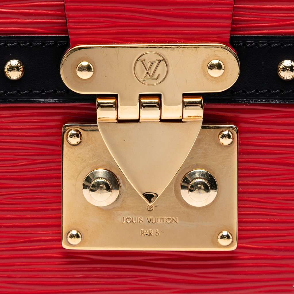 Louis Vuitton Epi Trunk Clutch Red Leather Very good condition - Box View