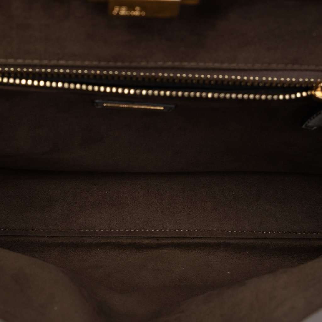 Fendi Large Calfskin Peekaboo Iconic Satchel MultiColor Leather Very good condition - Model View