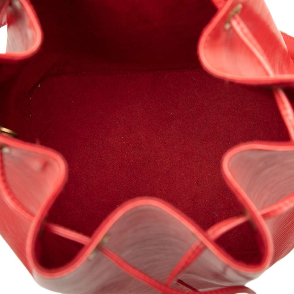 Louis Vuitton Epi Petit Noe Red Leather Very good - Model View