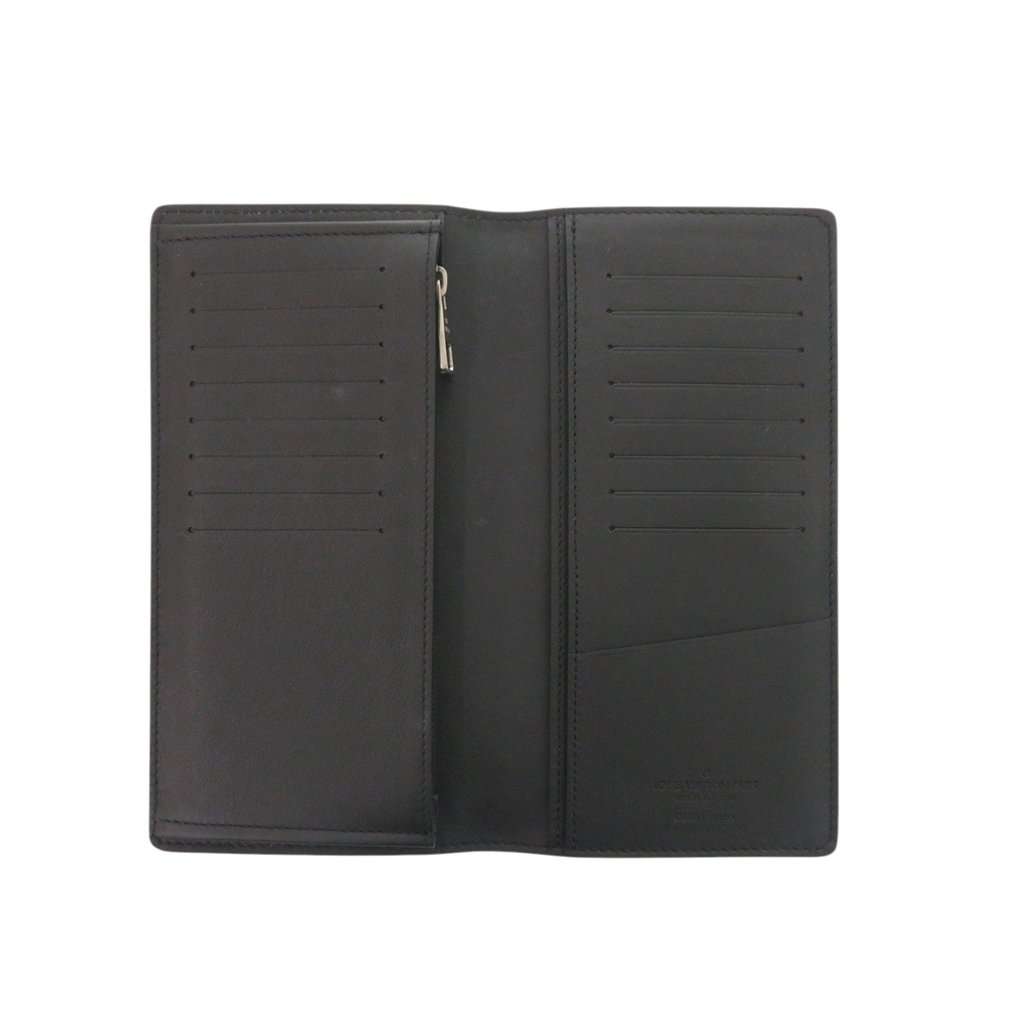Louis Vuitton Blason Calfskin Monogram Brazza Bifold Long Wallet Black Leather Very good condition - Inside View