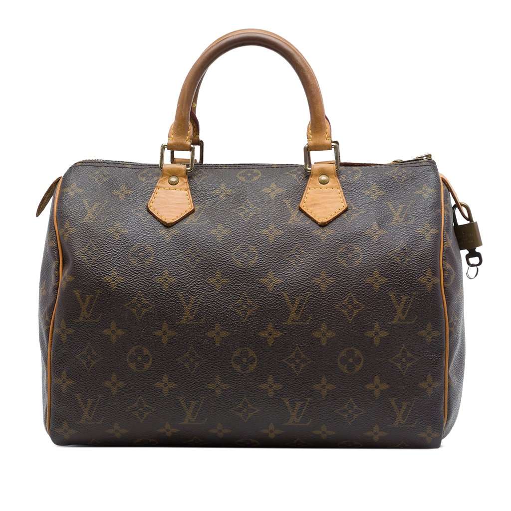 Louis Vuitton Monogram Speedy 30 Brown Very good - Front View