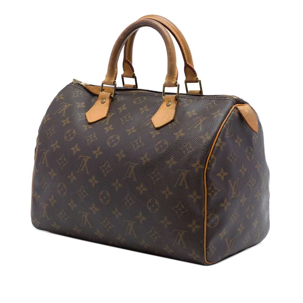 Louis Vuitton Monogram Speedy 30 Brown Very good - Back View