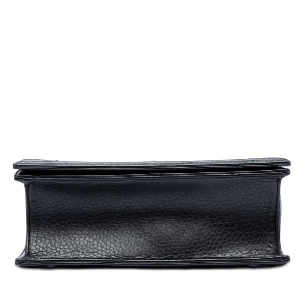 Dior Medium Calfskin Diorama Flap Black Leather Very good - Inside View