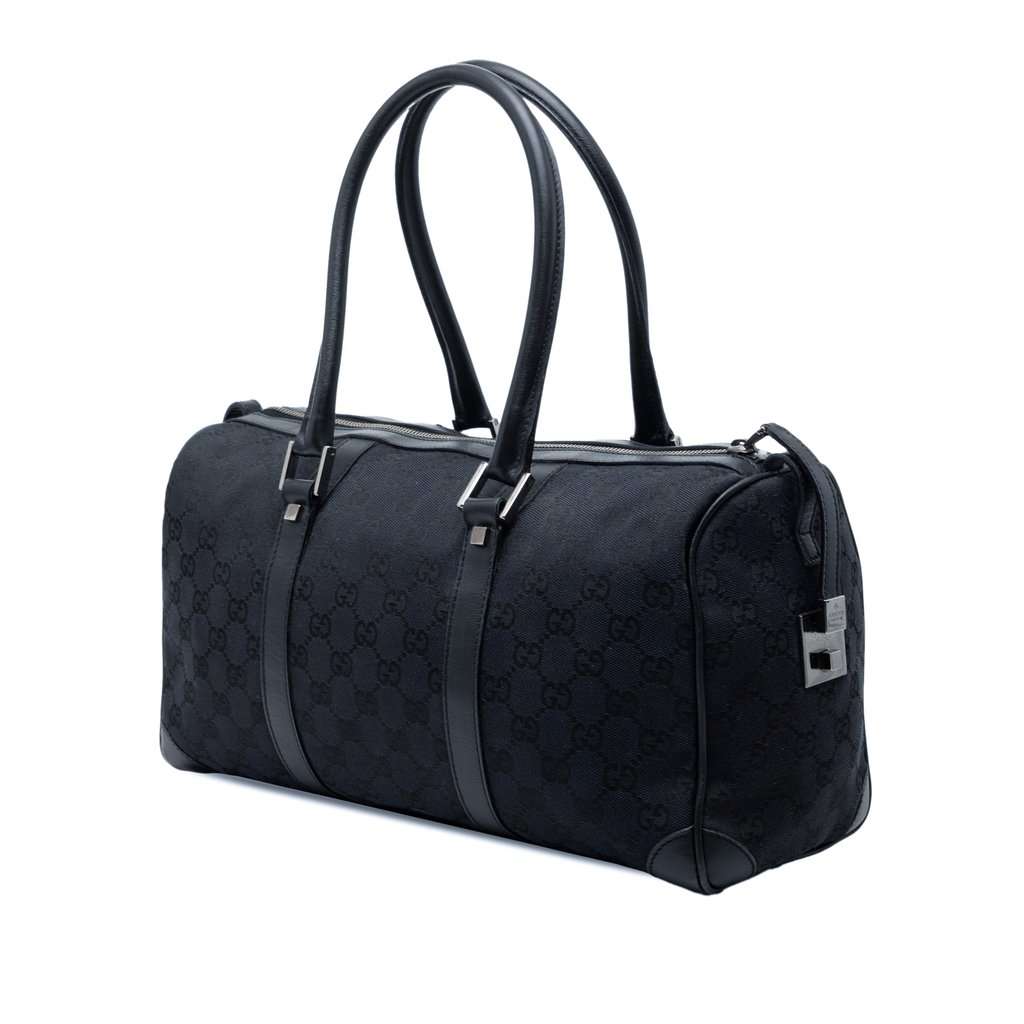 Gucci GG Canvas Boston Blue Very good condition - Back View