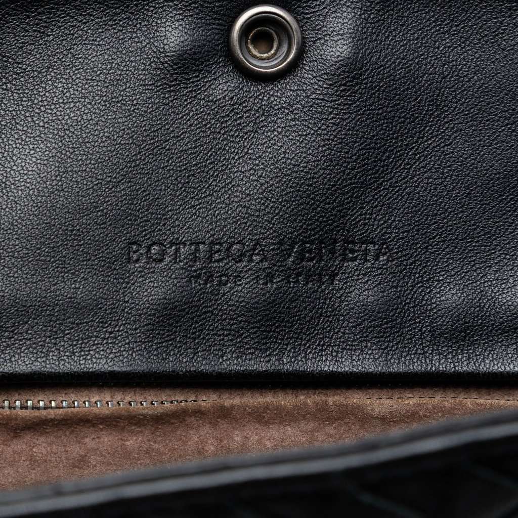 Bottega Veneta Nappa Intrecciato Tuffetage Tote Black Leather Very good condition - Box View