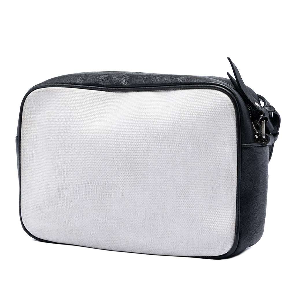 Saint Laurent Canvas Monogram Lou Camera Bag White Very good - Back View