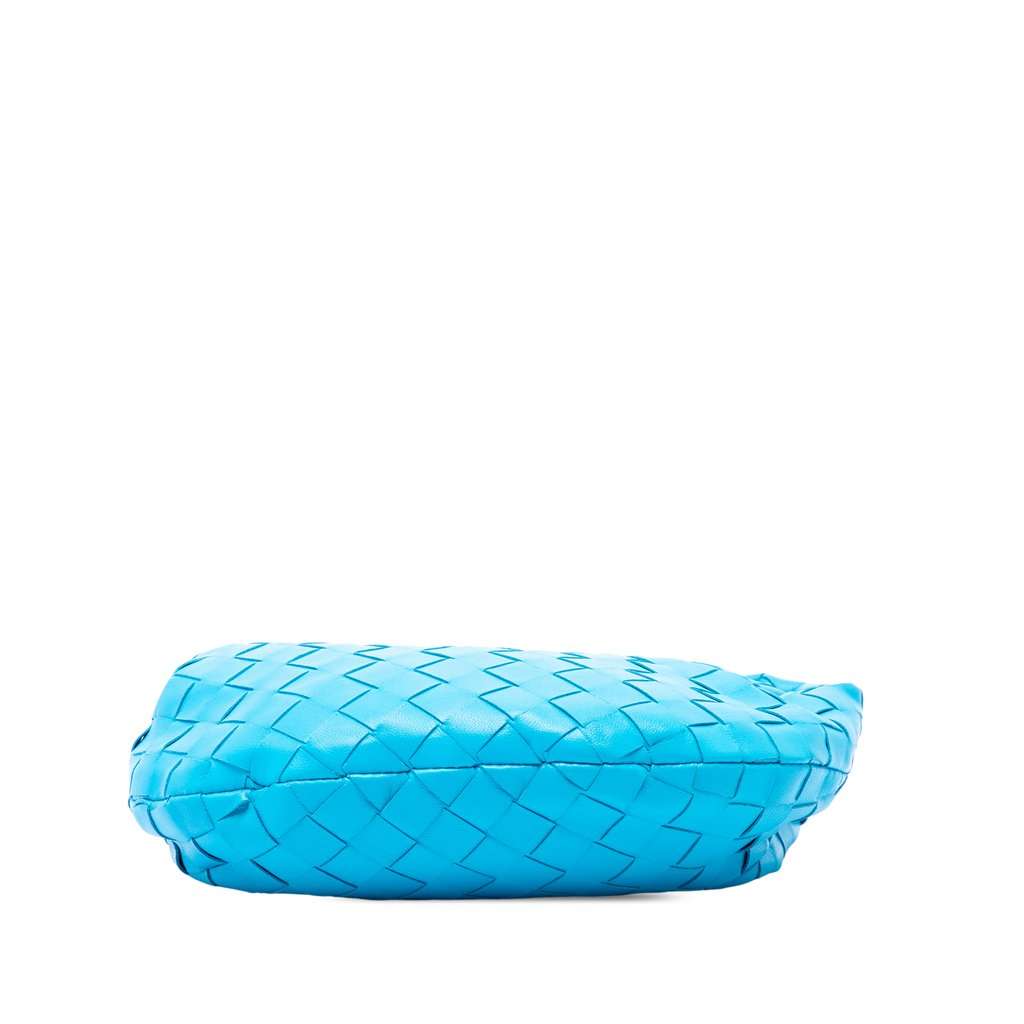 Bottega Veneta Mini Nappa Intrecciato Jodie Blue Leather Very good - Inside View