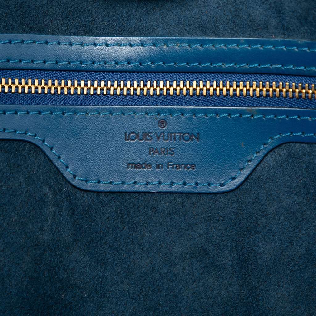 Louis Vuitton Epi Saint Jacques GM Long Strap Blue Leather Very good condition - Box View