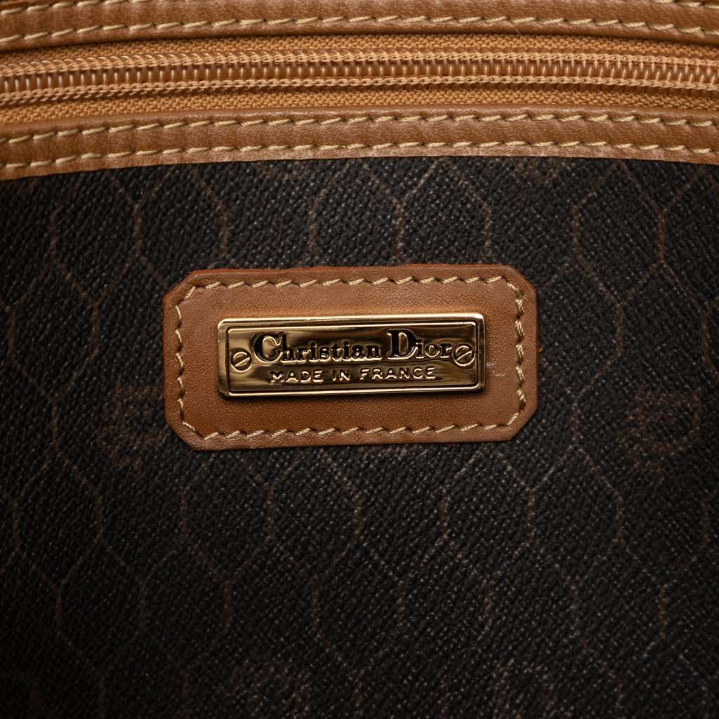 Dior Honeycomb Coated Canvas Travel Bag Black Good condition - Box View