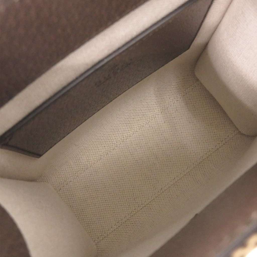 Gucci Mini Jumbo GG Canvas Web Satchel Beige Very good condition - Box View