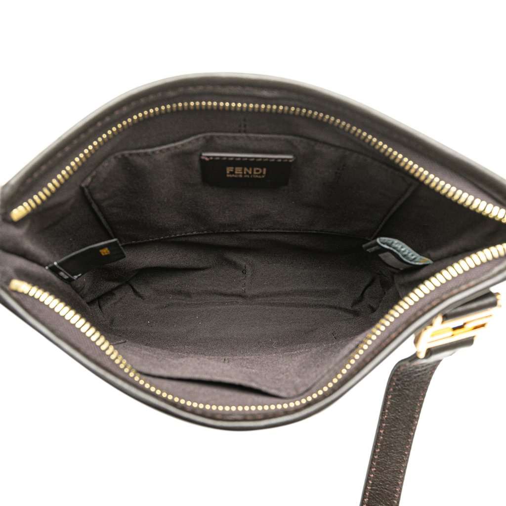 Fendi Zucchino Spalmati Crossbody Brown Very good condition - Model View