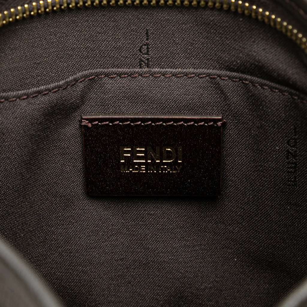 Fendi Zucchino Spalmati Crossbody Brown Very good condition - Box View