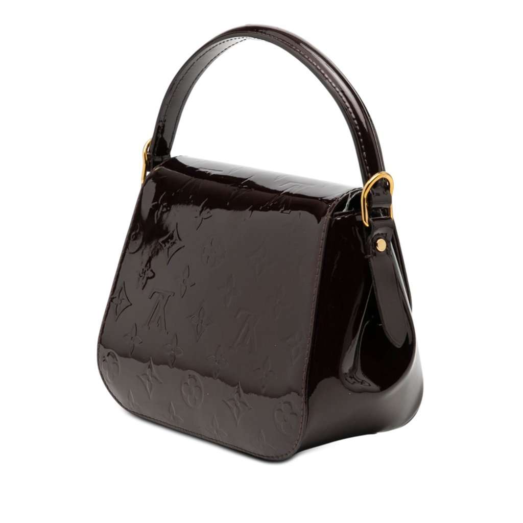 Louis Vuitton Monogram Vernis Pasadena Purple Leather Very good condition - Back View