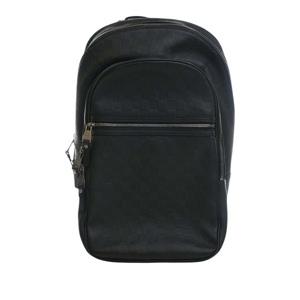 Louis Vuitton Damier Infini Michael Black Leather Very good condition - Front View