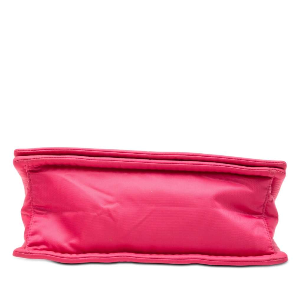 Prada Tessuto Chain Flap Crossbody Pink Very good condition - Inside View