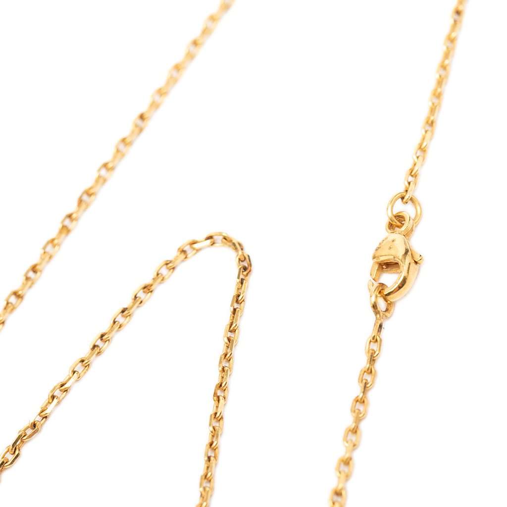 Hermès Gold Plated Swift O Kelly Pendant Necklace Gold Metal Very good condition - Box View