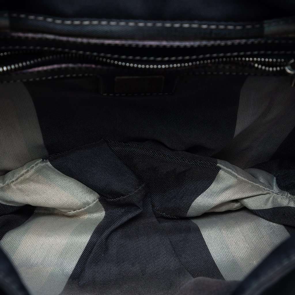 Fendi Canvas FF Marble Shoulder Bag Blue Very good condition - Model View