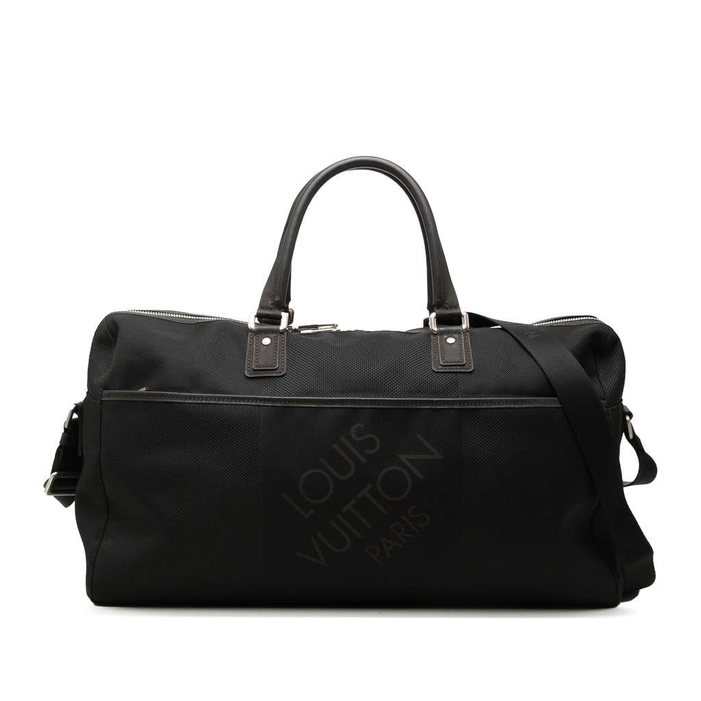 Louis Vuitton Damier Geant Albatros Duffel Bag Black Very good - Front View