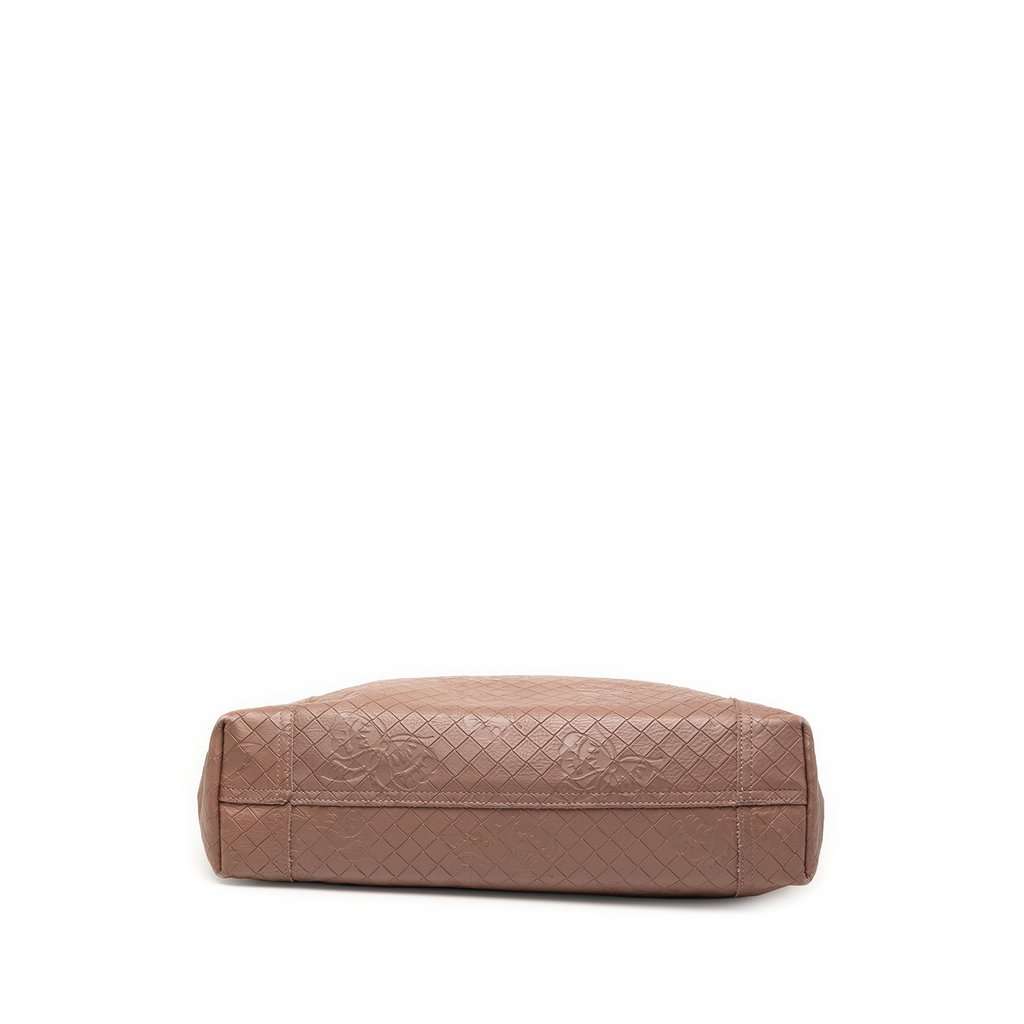 Bottega Veneta Leather Intrecciomirage Butterfly Tote Brown Leather Very good - Inside View
