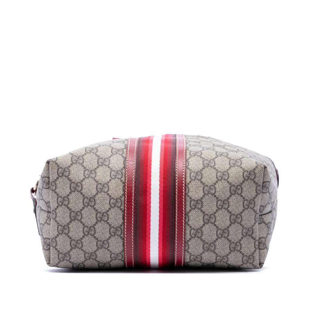 Gucci GG Supreme Web Tote Beige Very good - Inside View