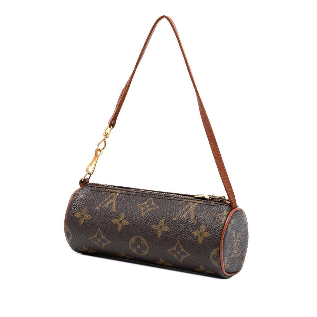 Louis Vuitton Monogram Papillon Pochette Brown Very good condition - Back View