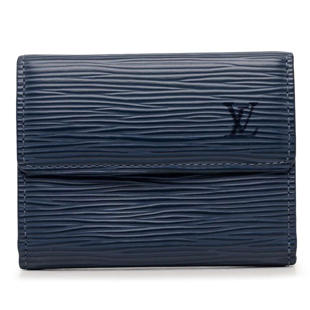Louis Vuitton Epi Ludlow Blue Leather Very good condition - Front View