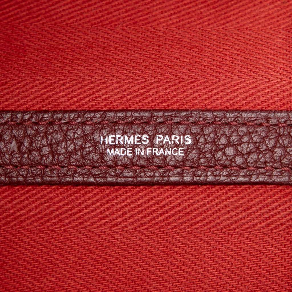 Hermès Toile and Negonda Garden Party 30 Red Very good condition - Box View