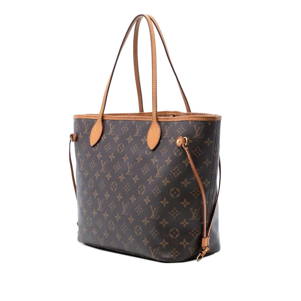 Louis Vuitton Monogram Neverfull MM Brown Very good condition - Back View