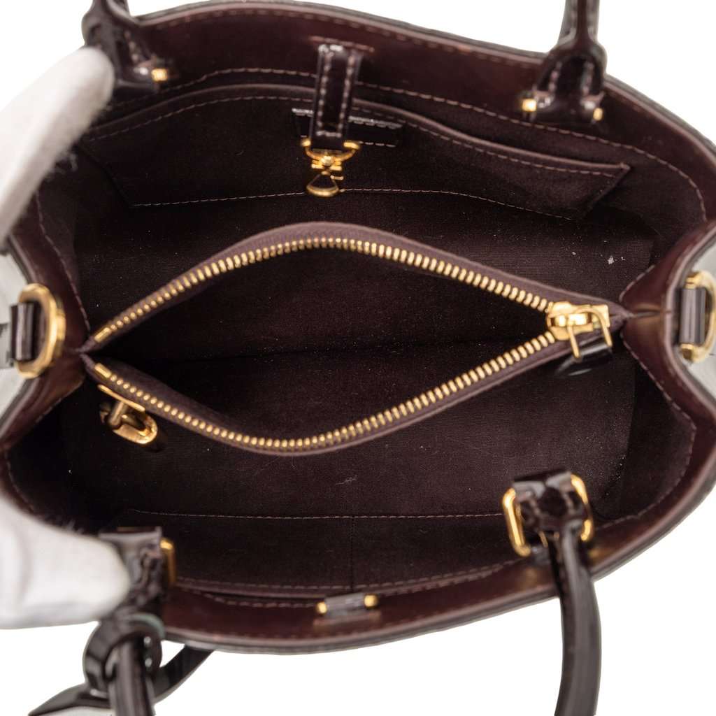 Louis Vuitton Monogram Vernis Montaigne BB Purple Leather Very good condition - Model View