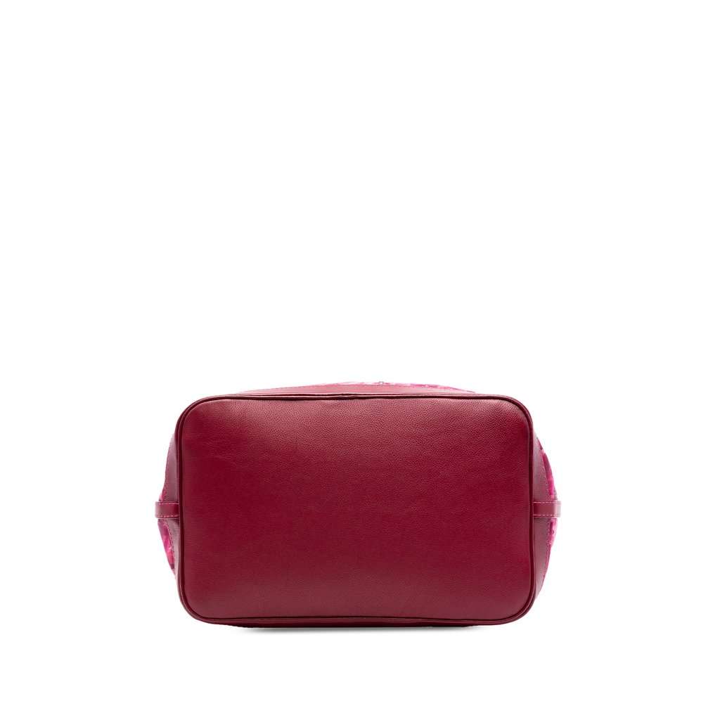 Louis Vuitton Limited Edition Monogram Nylon Ikat Noefull MM Pink Very good condition - Inside View