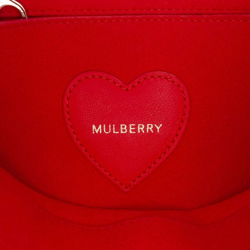 Mulberry Mini Quilted Nappa Cara Delevingne Convertible Bag Red Leather Very good - Box View