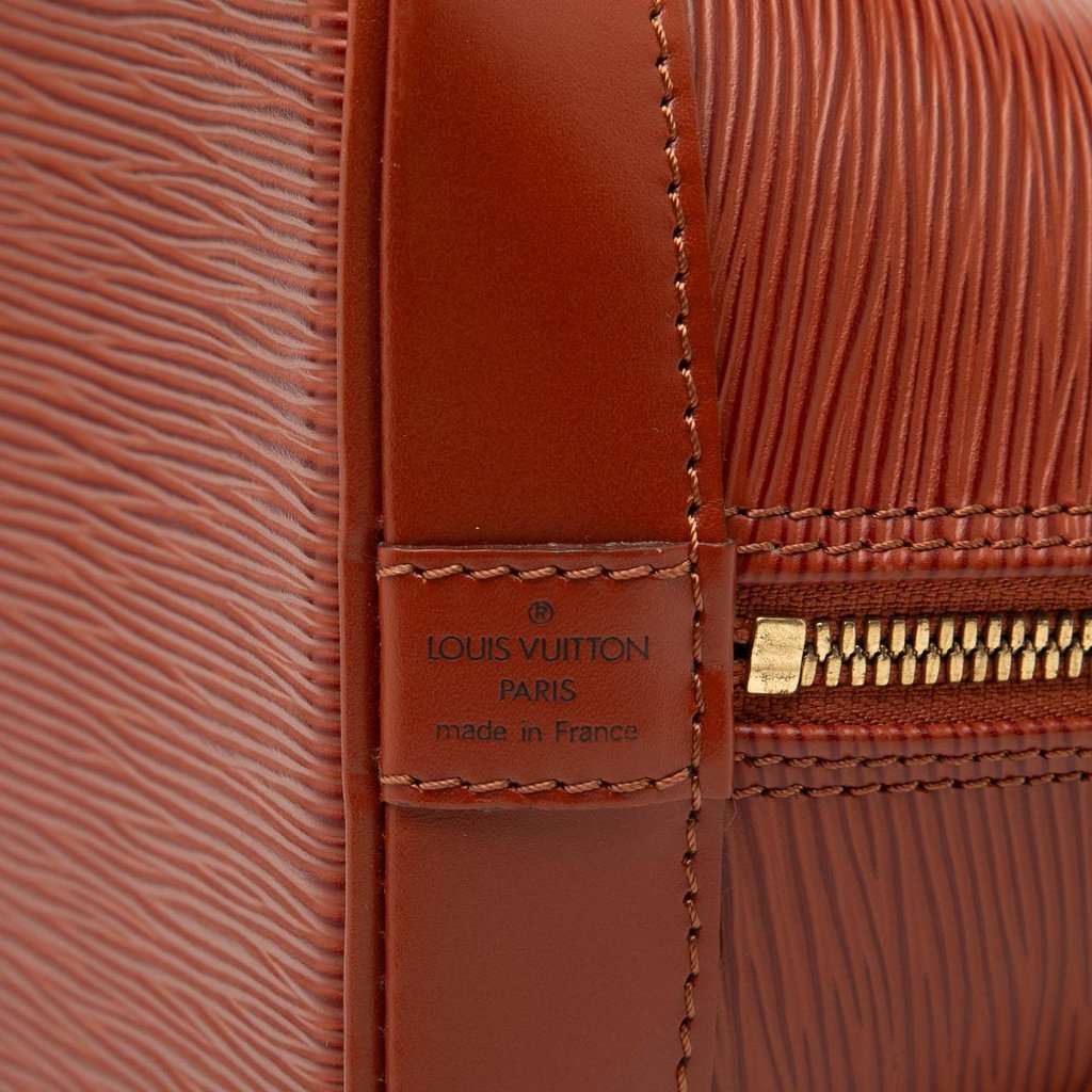 Louis Vuitton Epi Alma PM Brown Leather Very good - Box View