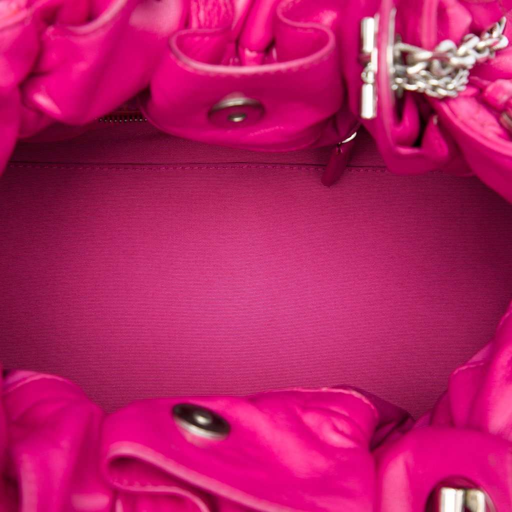 Dior Lambskin Cannage Le Trente Tote Pink Leather Very good - Model View