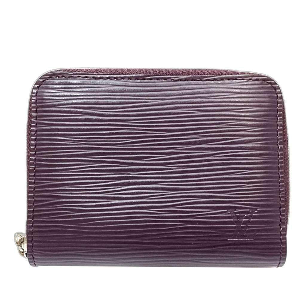 Louis Vuitton Epi Zippy Coin Purse Purple Leather Very good condition - Front View