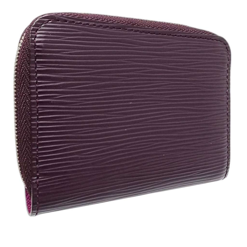 Louis Vuitton Epi Zippy Coin Purse Purple Leather Very good condition - Inside View