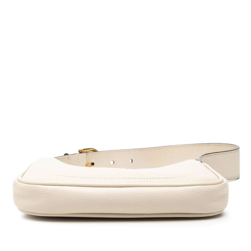 Gucci Mini Goatskin Aphrodite Shoulder Bag White Leather Very good condition - Inside View