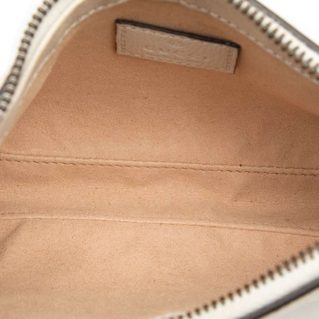 Gucci Mini Goatskin Aphrodite Shoulder Bag White Leather Very good condition - Model View
