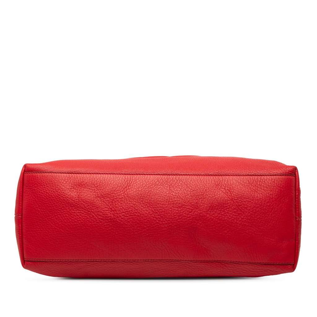 Gucci Medium Calfskin Soho Chain Tote Red Leather Very good condition - Inside View