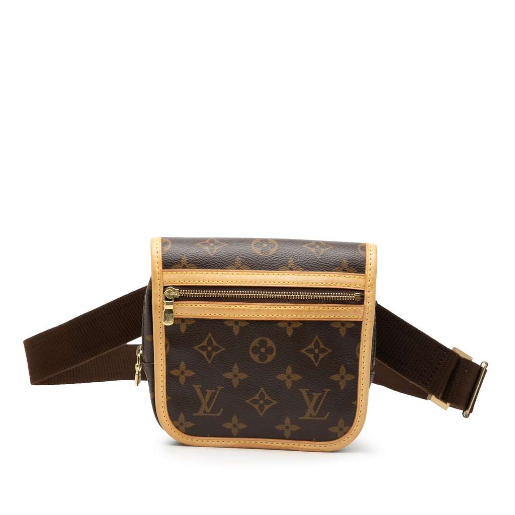 Louis Vuitton Monogram Bosphore Belt Bag Brown Very good condition - Front View