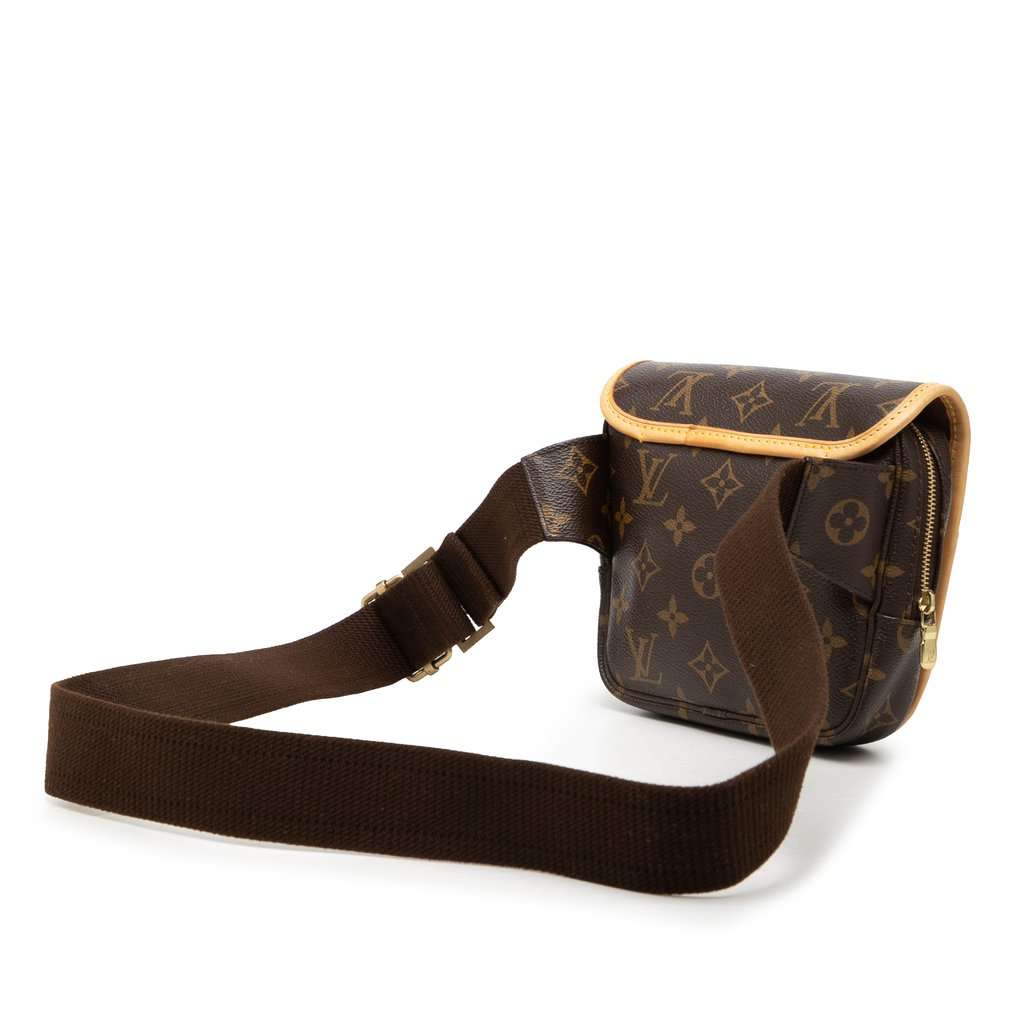 Louis Vuitton Monogram Bosphore Belt Bag Brown Very good condition - Back View