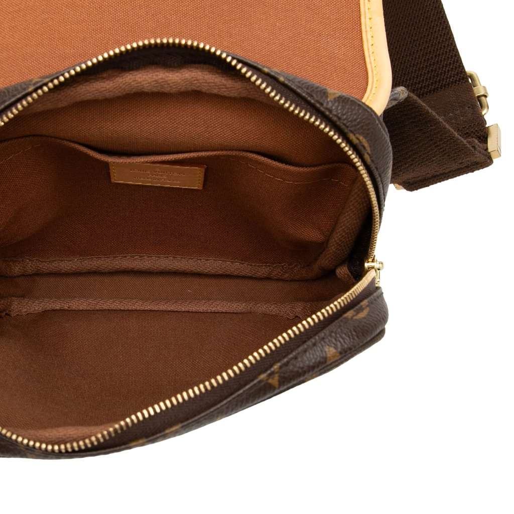 Louis Vuitton Monogram Bosphore Belt Bag Brown Very good condition - Model View