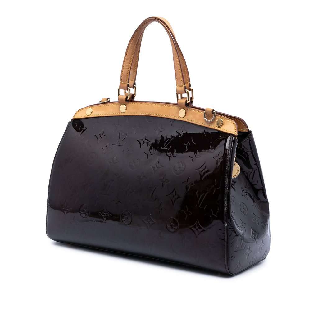Louis Vuitton Monogram Vernis Brea MM Purple Leather Very good condition - Back View