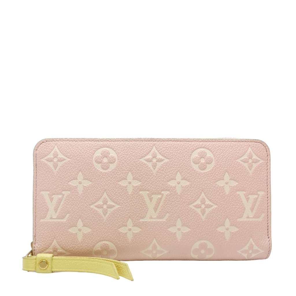 Louis Vuitton Bicolor Monogram Empreinte Zippy Long Wallet Pink Leather Very good condition - Front View