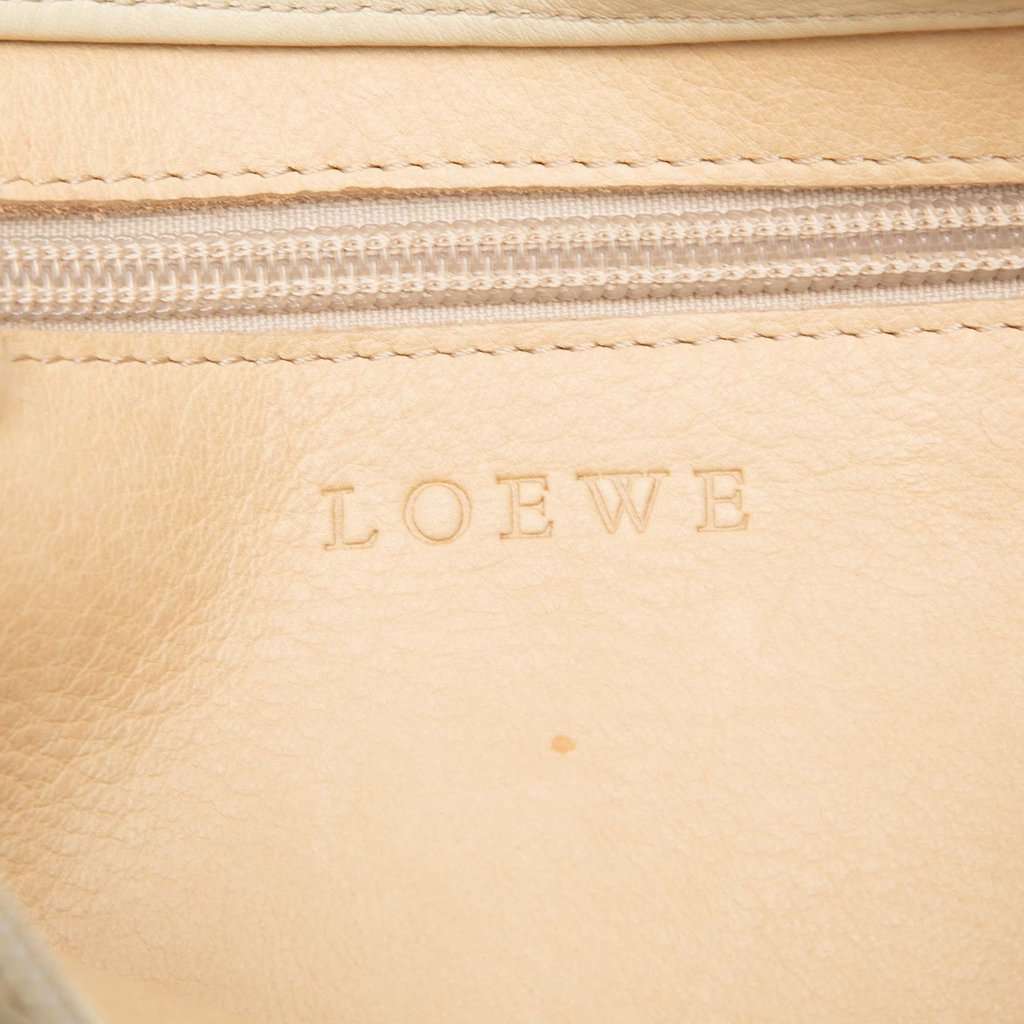 Loewe Suede Anagram Shoulder Bag Brown Leather Good - Box View