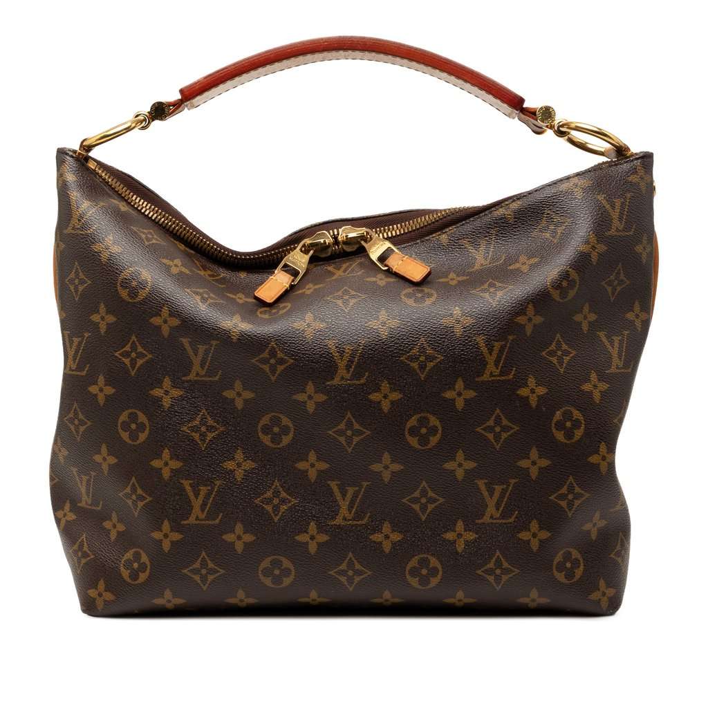 Louis Vuitton Monogram Sully PM Brown Very good - Front View
