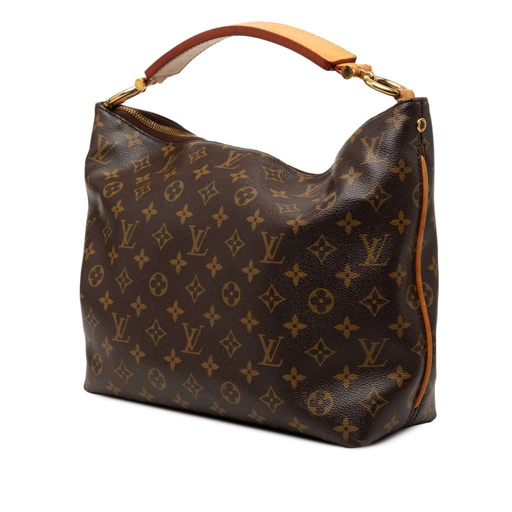 Louis Vuitton Monogram Sully PM Brown Very good - Back View