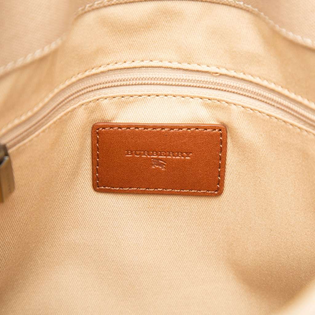 Burberry Canvas Tote Beige Very good - Box View