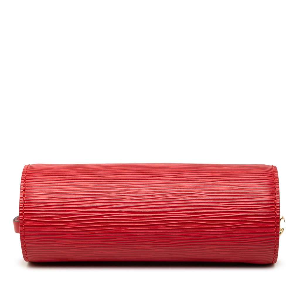 Louis Vuitton Epi Pochette Papillon Red Leather Good condition - Inside View