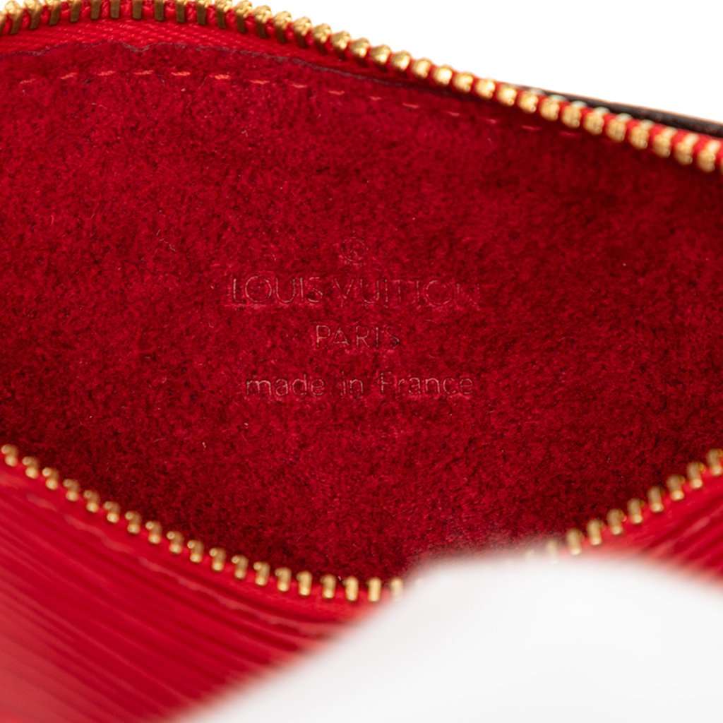 Louis Vuitton Epi Pochette Papillon Red Leather Good condition - Box View
